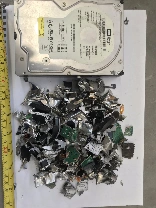 Recycling Machine HDD / SSD Two Throat Shredder for Data Destruction HD3000